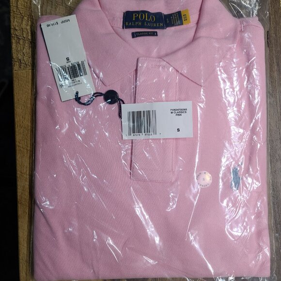 NWT Polo Ralph Lauren Mens Classic Fit Polo Shirt - Picture 5 of 6